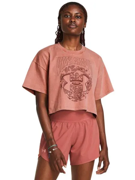 Tricou Ua Hw Dusk to Dawn Crop Ss