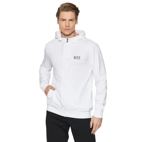 Tuta Felpa Full Zip Cappuccio Logo Id PJ05Z-8NPV80-22BA