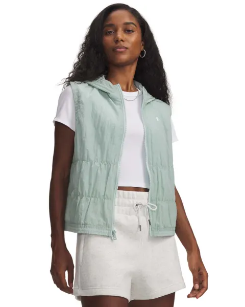 Vesta Dama RIVAL WOVEN RUCHED VEST Under Armour